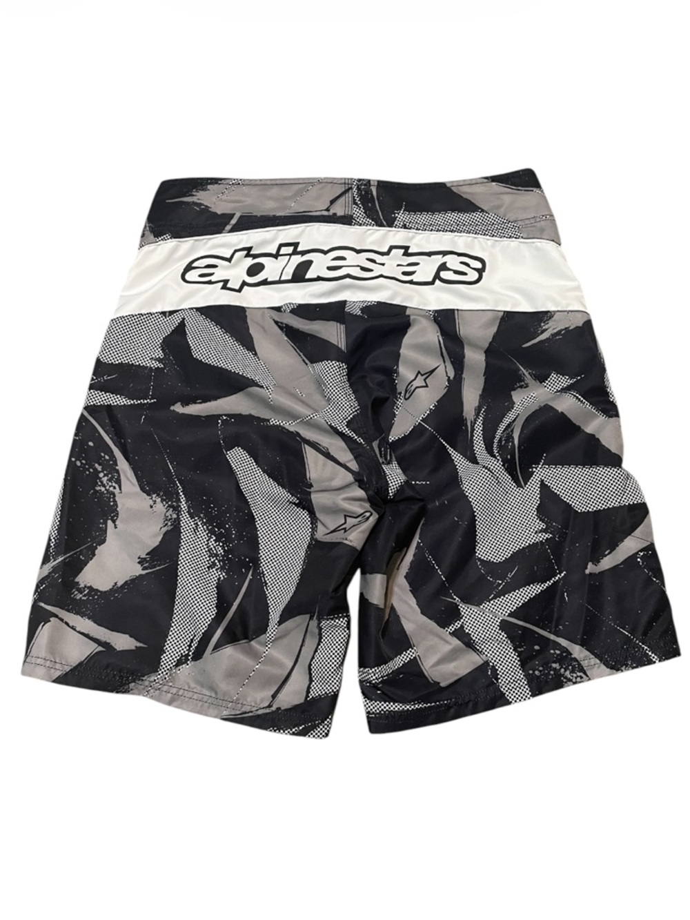 Men's Alpinestars Boardshorts Size 34 Black White Motocross MotoX